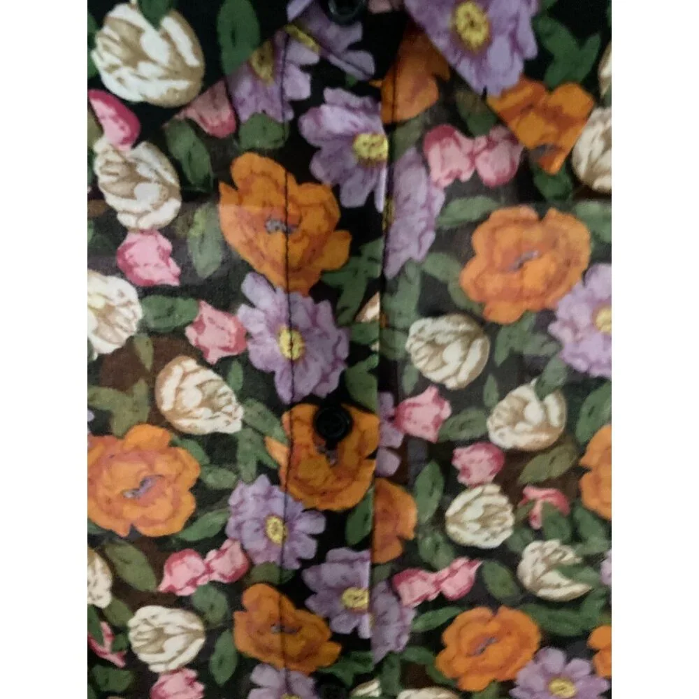 Philosophy Women's Button Up Long Sleeve Floral Blouse - Picture 6 of 10